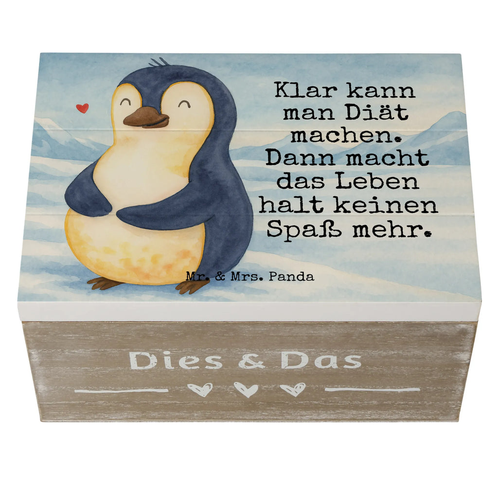 Skrzynia drewniana Pingwin dieta Design XXL, Geschenkbox, Erinnerungskiste, Holzkiste, Schatzkiste, Geschenkdose, Erinnerungsbox, Dekokiste, Truhe, Kiste, Aufbewahrungsbox, Schatulle, Pinguin, Gewicht, Körperliebe, Pinguine, Selbstrespekt, Abspecken, Motivation, Diät, Selbstliebe, Abnehmen