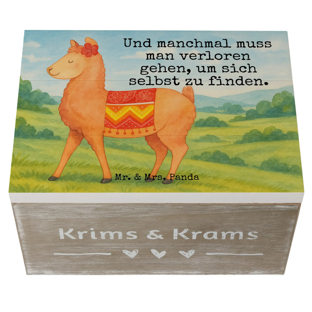 Holzkiste Alpaka Stolz Design XXL, Dekokiste, Geschenkdose, Erinnerungsbox, Schatzkiste, Truhe, Erinnerungskiste, Schatulle, Aufbewahrungsbox, Holzkiste, Kiste, Geschenkbox, Alpaka, Lama
