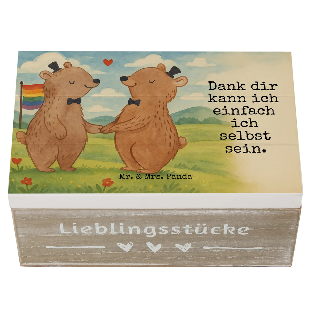 Holzkiste Bären Gay Pride Design Erinnerungskiste, Geschenkbox, Truhe, Geschenkdose, XXL, Kiste, Aufbewahrungsbox, Schatulle, Schatzkiste, Holzkiste, Erinnerungsbox, Dekokiste, Hochzeit, Hochzeitsgeschenk, Ehe, Hochzeitsfeier, Trauung, Trauungsgeschenk, Hochzeitskarte, Verlobungsfeier, Verlobungsgeschenk, Hochzeitsgeschenkideen, Hochzeitsgeschenke für Brautpaar