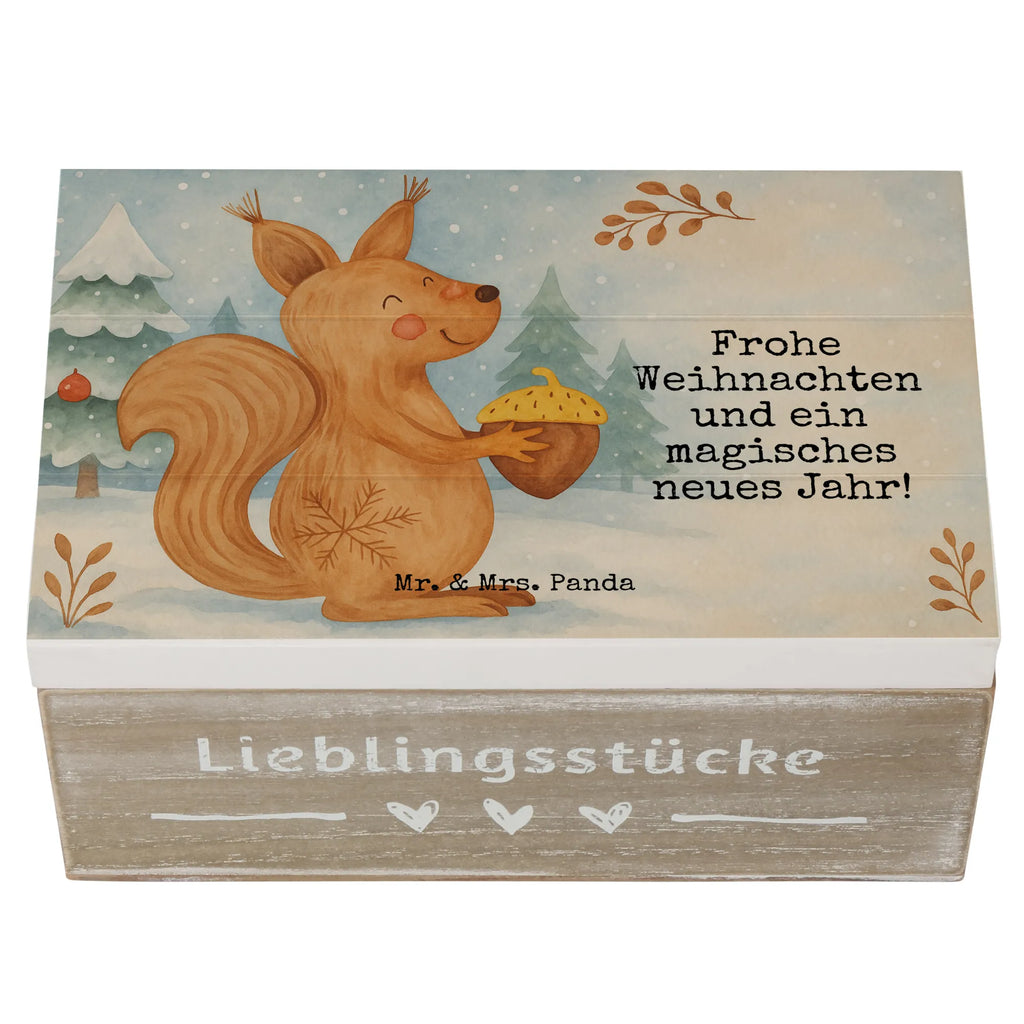 Holzkiste Eichhörnchen Weihnachten Design Geschenkbox, Erinnerungskiste, XXL, Schatulle, Geschenkdose, Aufbewahrungsbox, Holzkiste, Dekokiste, Erinnerungsbox, Schatzkiste, Truhe, Kiste, Winter, Weihnachten, Weihnachtsdeko, Nikolaus, Advent, Heiligabend, Wintermotiv, Weihnachtsgruß, Neujahr, Vogel, Weihnachtsmotiv, Frohes neues Jahr, Guten Rutsch, Frohe Weihnachten