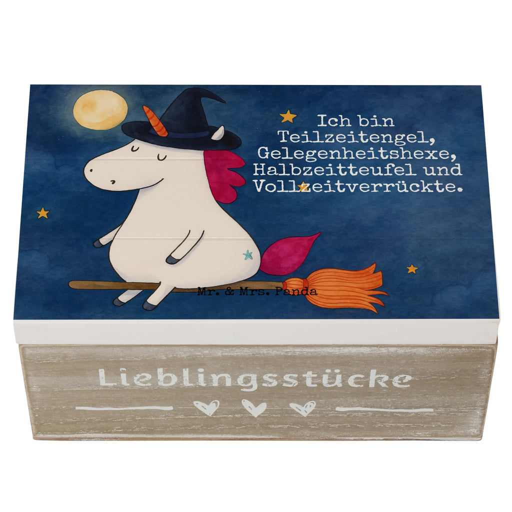 Wooden chest unicorn Witch Design Truhe, Holzkiste, Schatulle, Geschenkbox, Dekokiste, Schatzkiste, Erinnerungskiste, XXL, Geschenkdose, Erinnerungsbox, Aufbewahrungsbox, Kiste, Einhorn, Einhörner, Einhorn Deko, Unicorn, Frau, Ehefrau, Leben, Verrückte, Engel, Hexe, Zicke, Teufel, Freundin