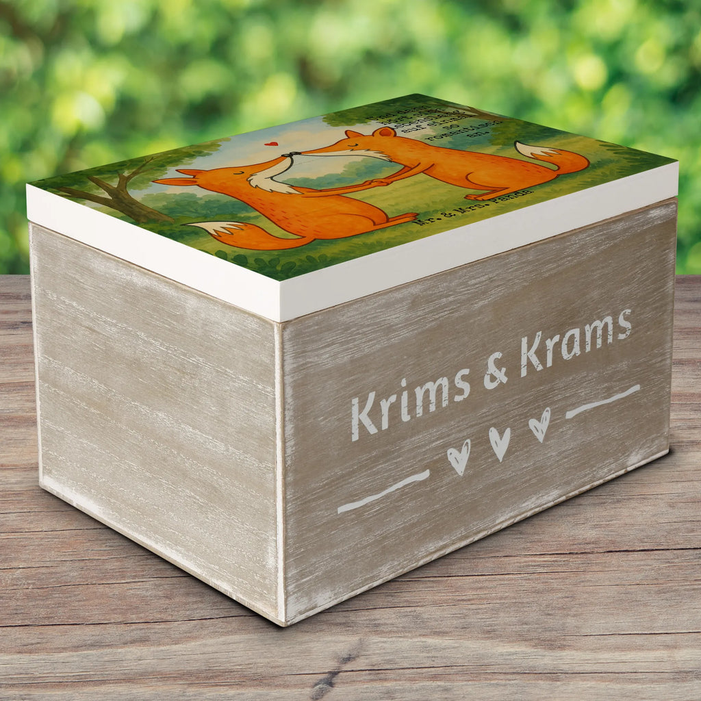 Holzkiste Füchse Liebe Design Schatzkiste, Dekokiste, XXL, Geschenkbox, Erinnerungsbox, Aufbewahrungsbox, Geschenkdose, Schatulle, Kiste, Truhe, Erinnerungskiste, Holzkiste, Fuchs, Liebespaar, Ehemann, Füchse, Verlobte, Freundin, Partner, Ehefrau, Ehe, Liebesbeweis, Paar, Fox, Liebe, Freund