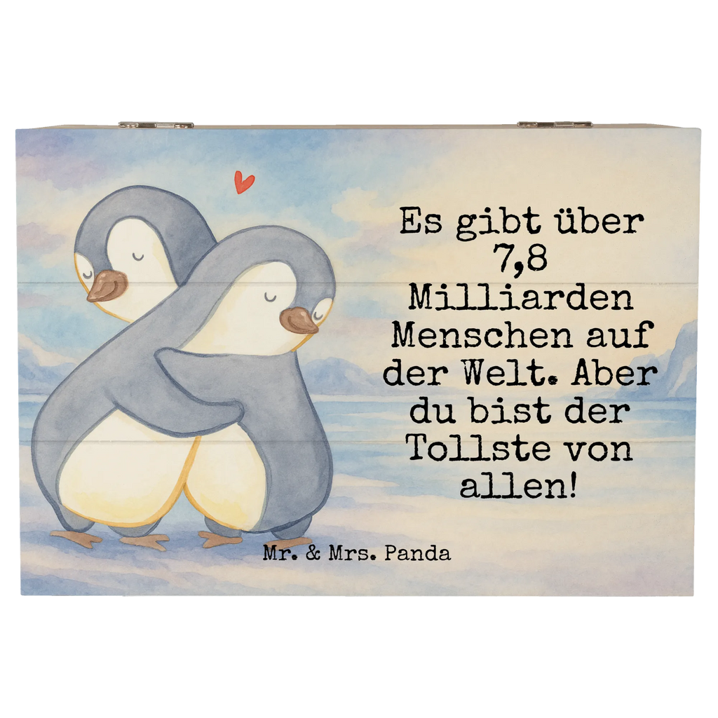 Holzkiste Pinguine Kuscheln Design Truhe, Geschenkdose, Aufbewahrungsbox, XXL, Erinnerungsbox, Erinnerungskiste, Schatzkiste, Geschenkbox, Kiste, Holzkiste, Schatulle, Dekokiste, Liebe, Partner, Freund, Freundin, Ehemann, Ehefrau, Heiraten, Verlobung, Heiratsantrag, Liebesgeschenk, Jahrestag, Hocheitstag, für Ehemann, Liebesbeweis, Mitbringsel, Geschenk für Freundin, Geschenk für Partner, für Männer, Geschenk für Frauen, Valentinstag, Hochzeitstag