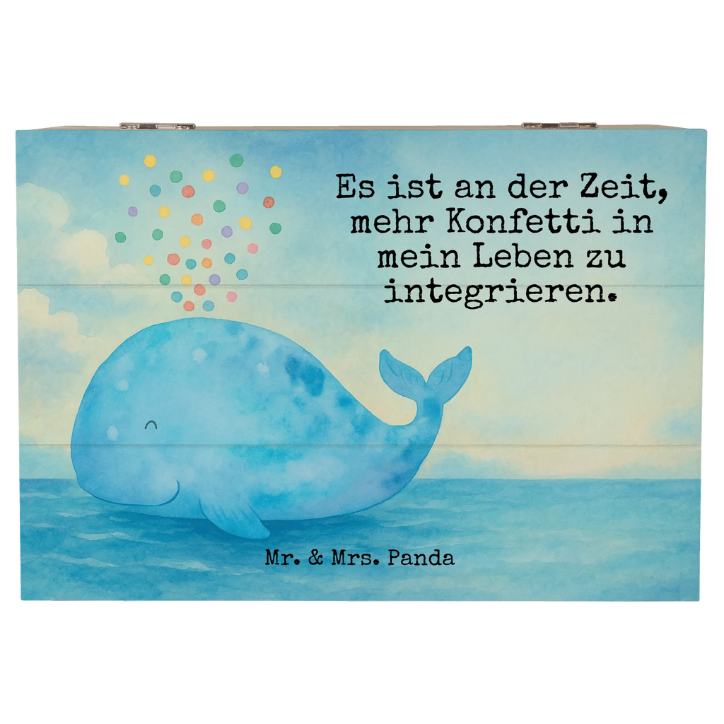 Holzkiste Wal Konfetti Design Erinnerungsbox, Holzkiste, Truhe, Erinnerungskiste, XXL, Geschenkdose, Dekokiste, Kiste, Schatulle, Geschenkbox, Schatzkiste, Aufbewahrungsbox, Meerestiere, Meer, Urlaub, Diät, Wal, Motivation, Abnehmen, Trennung, Neustart, Konfetti, Neuanfang, Geburtstag, Wale, Lebensabschnitt
