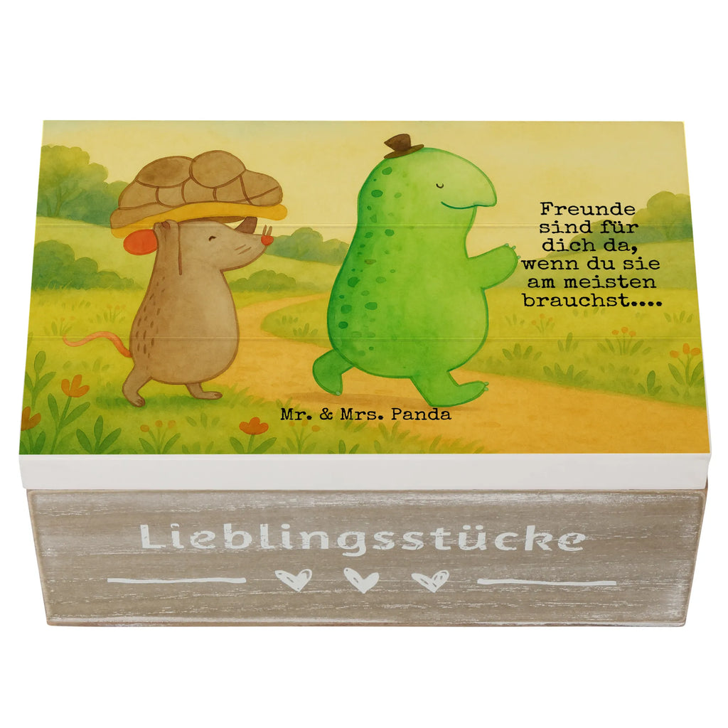 Wooden chest tortoise Mouse Design Geschenkbox, Kiste, Holzkiste, Truhe, Erinnerungskiste, XXL, Schatzkiste, Geschenkdose, Erinnerungsbox, Dekokiste, Schatulle, Aufbewahrungsbox, Schildkröte, Maus, beste Freundinnen, Freundinnen, Freunde, beste Freunde