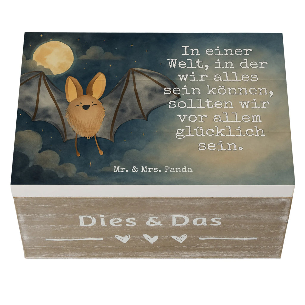 Holzkiste Fledermaus Flügel Design Schatulle, Holzkiste, Erinnerungsbox, Geschenkdose, Dekokiste, Erinnerungskiste, Schatzkiste, Kiste, Truhe, Geschenkbox, XXL, Aufbewahrungsbox, Tiermotive, Gute Laune, lustige Sprüche, Tiere