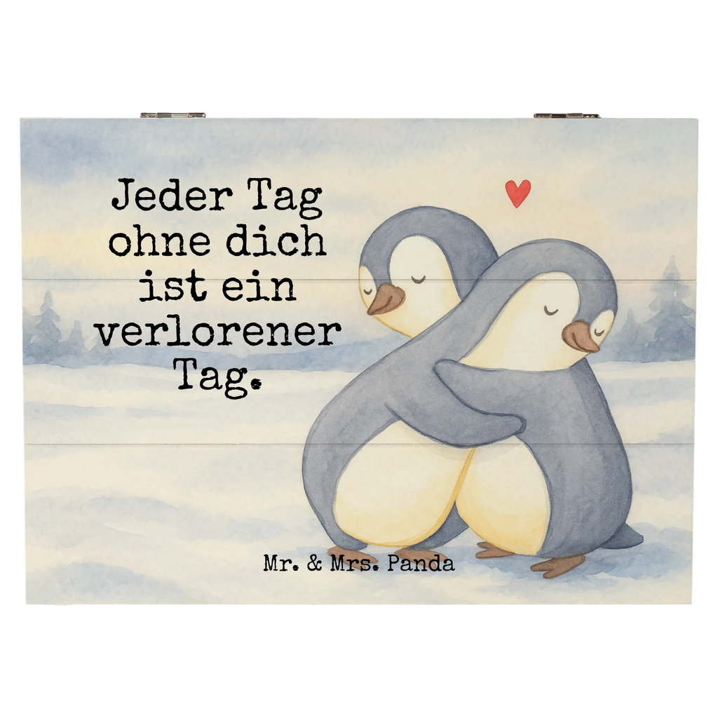 Holzkiste Pinguine Kuscheln Design Truhe, Holzkiste, Kiste, Geschenkdose, Aufbewahrungsbox, Erinnerungskiste, Schatulle, Schatzkiste, Geschenkbox, Dekokiste, XXL, Erinnerungsbox, Liebe, Partner, Freund, Freundin, Ehemann, Ehefrau, Heiraten, Verlobung, Heiratsantrag, Liebesgeschenk, Jahrestag, Hocheitstag, Valentinstag, Geschenk für Frauen, für Ehemann, Liebesbeweis, Geschenk für Partner, Hochzeitstag, für Männer, Mitbringsel, Geschenk für Freundin