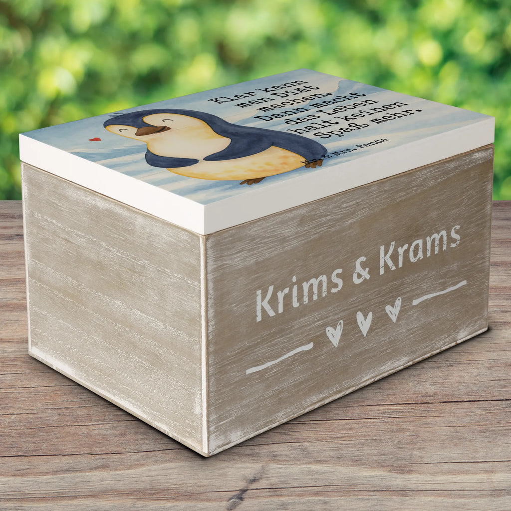 Skrzynia drewniana Pingwin dieta Design XXL, Geschenkbox, Erinnerungskiste, Holzkiste, Schatzkiste, Geschenkdose, Erinnerungsbox, Dekokiste, Truhe, Kiste, Aufbewahrungsbox, Schatulle, Pinguin, Gewicht, Körperliebe, Pinguine, Selbstrespekt, Abspecken, Motivation, Diät, Selbstliebe, Abnehmen