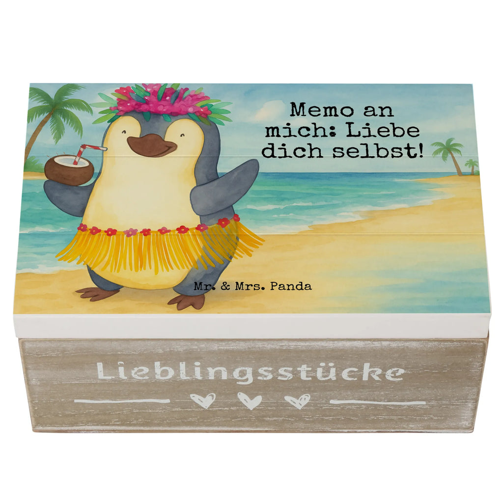 Skrzynia drewniana Pingwin z Kokosem Design Geschenkdose, Schatulle, Geschenkbox, Kiste, Holzkiste, Erinnerungskiste, Dekokiste, Schatzkiste, Truhe, XXL, Aufbewahrungsbox, Erinnerungsbox, Pinguin, Kokosnuss, Aloha, Hawaii, Pinguine, Urlaub