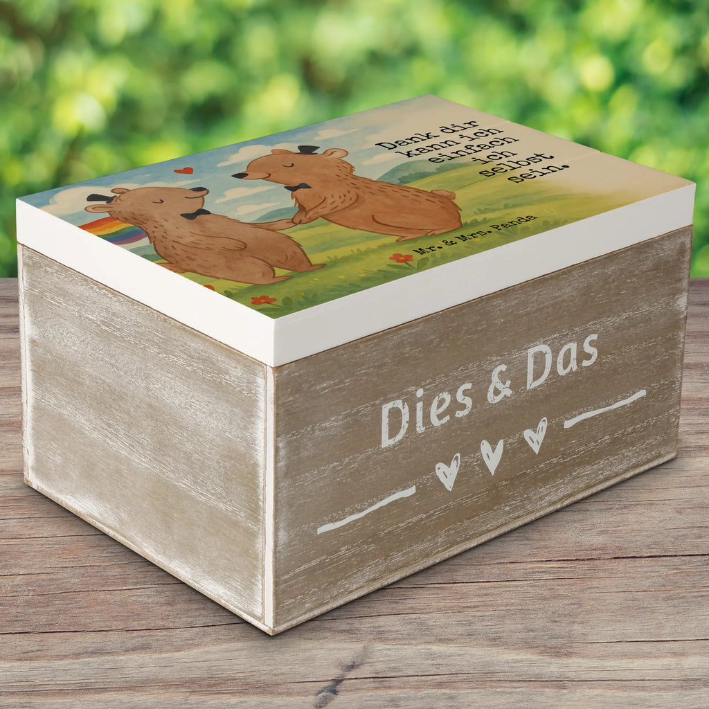 Holzkiste Bären Gay Pride Design Erinnerungskiste, Geschenkbox, Truhe, Geschenkdose, XXL, Kiste, Aufbewahrungsbox, Schatulle, Schatzkiste, Holzkiste, Erinnerungsbox, Dekokiste, Hochzeit, Hochzeitsgeschenk, Ehe, Hochzeitsfeier, Trauung, Trauungsgeschenk, Hochzeitskarte, Verlobungsfeier, Verlobungsgeschenk, Hochzeitsgeschenkideen, Hochzeitsgeschenke für Brautpaar