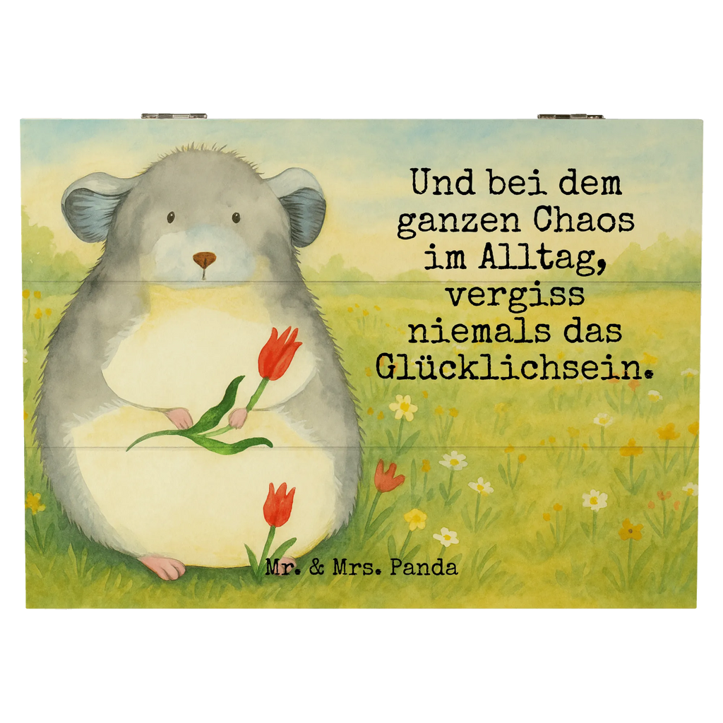 Holzkiste Chinchilla Blume Design Schatzkiste, Geschenkbox, Erinnerungsbox, XXL, Holzkiste, Aufbewahrungsbox, Kiste, Dekokiste, Truhe, Geschenkdose, Schatulle, Erinnerungskiste, Tiermotive, Gute Laune, lustige Sprüche, Tiere, Büro, Depressionen, Chinchilla, Glücklichsein, Chinchillas, Büroalltag, Liebeskummer, traurig sein, Kummer, Chaos
