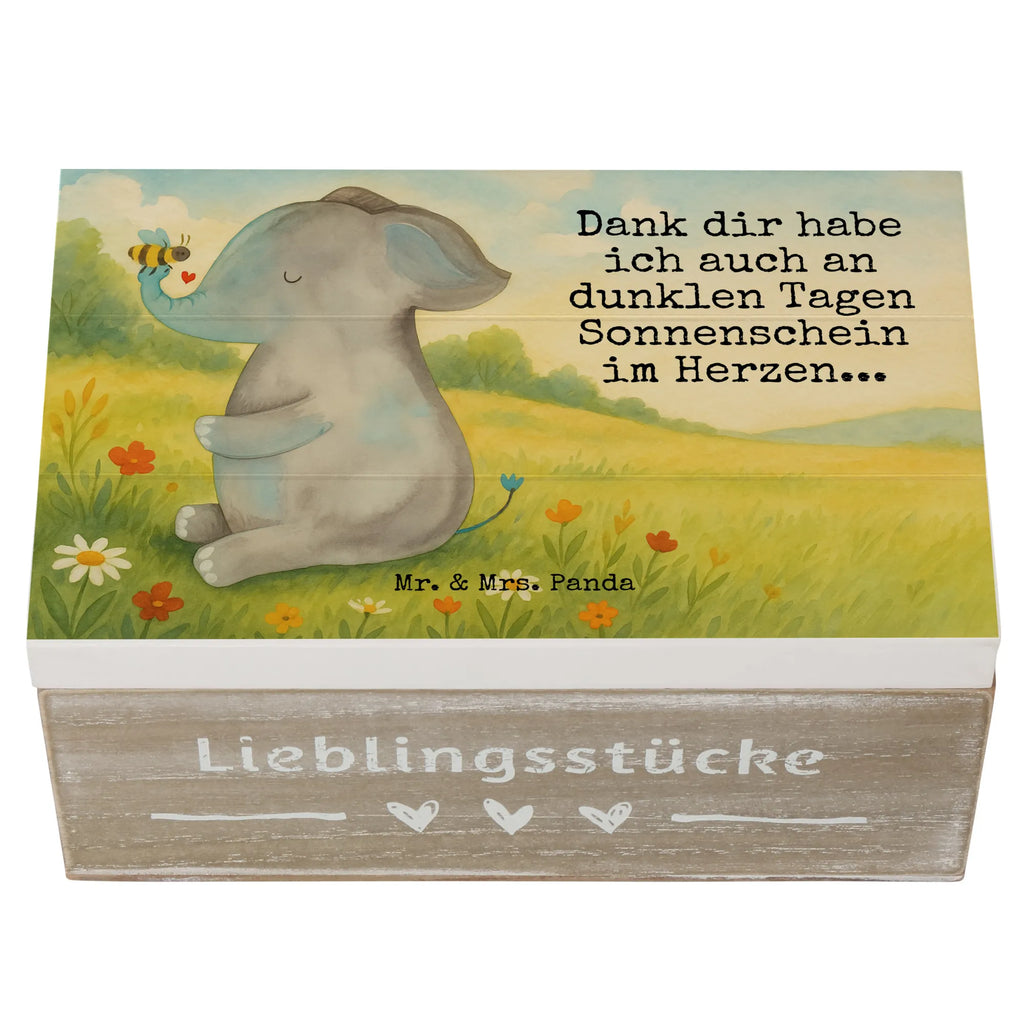 Holzkiste Elefant Biene Design Schatulle, Erinnerungsbox, Truhe, Holzkiste, Aufbewahrungsbox, Erinnerungskiste, Kiste, Dekokiste, XXL, Geschenkdose, Schatzkiste, Geschenkbox, Tiermotive, Gute Laune, lustige Sprüche, Tiere, Jahrestag, Heiratsantrag, Hochzeitsgeschenk, Elefant, Liebesgeschenk, Liebesbeweis, Biene, Liebe, Liebesspruch