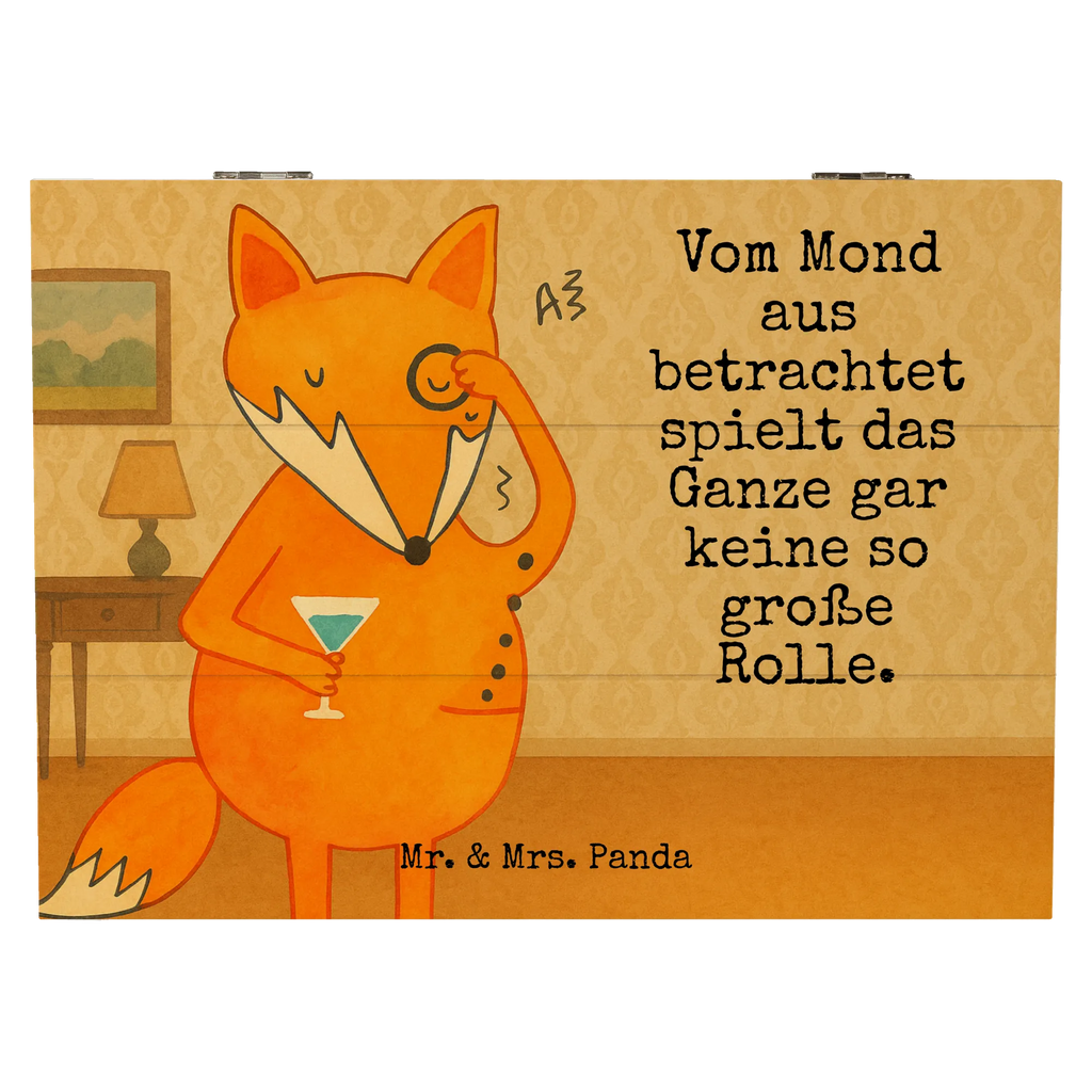 Holzkiste Fuchs Lord Design Aufbewahrungsbox, Erinnerungskiste, Geschenkdose, XXL, Schatzkiste, Dekokiste, Kiste, Erinnerungsbox, Holzkiste, Schatulle, Geschenkbox, Truhe, Fuchs, Problemlösung, Spruch lustig, Liebeskummer Geschenk, tröstende Worte, Motivation Spruch, Füchse