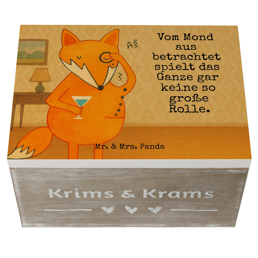 Holzkiste Fuchs Lord Design Aufbewahrungsbox, Erinnerungskiste, Geschenkdose, XXL, Schatzkiste, Dekokiste, Kiste, Erinnerungsbox, Holzkiste, Schatulle, Geschenkbox, Truhe, Fuchs, Problemlösung, Spruch lustig, Liebeskummer Geschenk, tröstende Worte, Motivation Spruch, Füchse