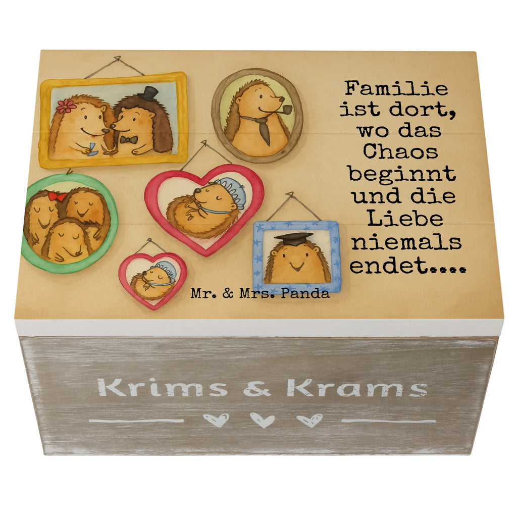 Holzkiste Igel Familie Design Holzkiste, Geschenkbox, Geschenkdose, Truhe, XXL, Schatulle, Dekokiste, Kiste, Erinnerungsbox, Schatzkiste, Erinnerungskiste, Aufbewahrungsbox, Familie, Vatertag, Muttertag, Bruder, Schwester, Mama, Papa, Oma, Opa, Liebe, Bilder, Zusammenhalt, Igel, Glück