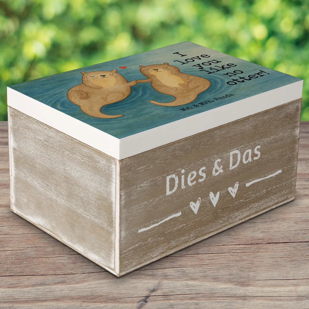 Wooden chest otter holding hands Design Geschenkdose, Erinnerungskiste, Truhe, Schatzkiste, XXL, Schatulle, Aufbewahrungsbox, Dekokiste, Holzkiste, Geschenkbox, Erinnerungsbox, Kiste, Otter, Fischotter, Seeotter, Otter Seeotter See Otter
