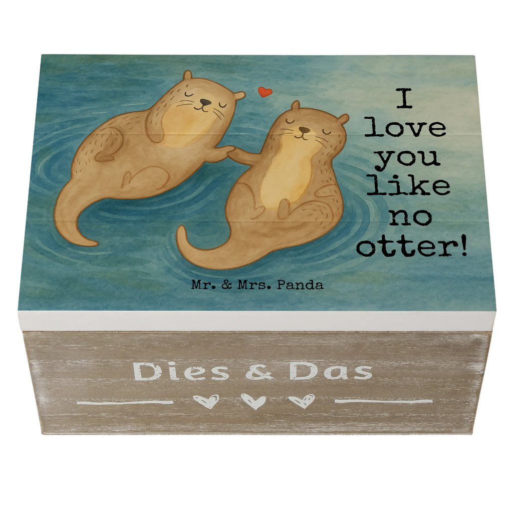 Wooden chest otter holding hands Design Geschenkdose, Erinnerungskiste, Truhe, Schatzkiste, XXL, Schatulle, Aufbewahrungsbox, Dekokiste, Holzkiste, Geschenkbox, Erinnerungsbox, Kiste, Otter, Fischotter, Seeotter, Otter Seeotter See Otter