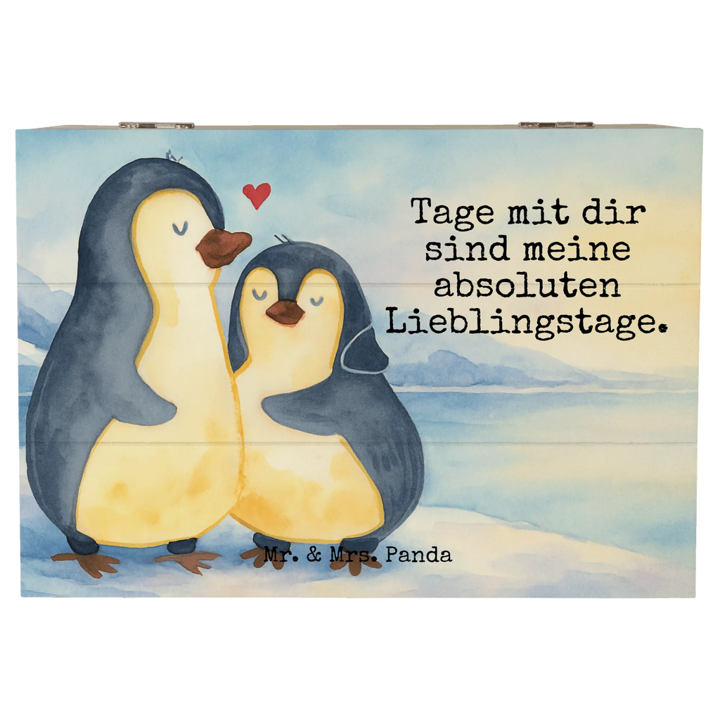 Holzkiste Pinguin umarmen Design Erinnerungsbox, Schatzkiste, Truhe, Geschenkdose, Geschenkbox, Dekokiste, Holzkiste, Kiste, Schatulle, XXL, Erinnerungskiste, Aufbewahrungsbox, Pinguin, Liebespaar, Hochzeitstag, Verlobung, Hochzeitsgeschenk, Liebe, Liebesbeweis, Liebesgeschenk, Jahrestag, Hochzeit