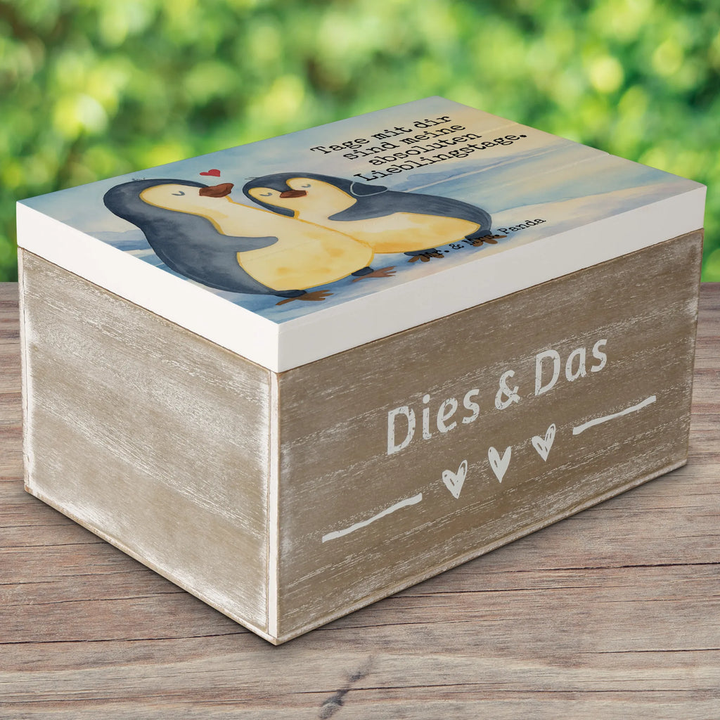 Holzkiste Pinguin umarmen Design Erinnerungsbox, Schatzkiste, Truhe, Geschenkdose, Geschenkbox, Dekokiste, Holzkiste, Kiste, Schatulle, XXL, Erinnerungskiste, Aufbewahrungsbox, Pinguin, Liebespaar, Hochzeitstag, Verlobung, Hochzeitsgeschenk, Liebe, Liebesbeweis, Liebesgeschenk, Jahrestag, Hochzeit