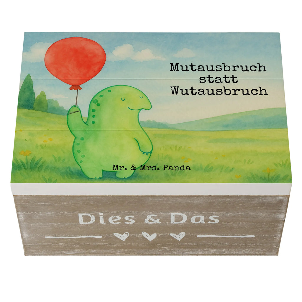 Holzkiste Schildkröte Luftballon Design XXL, Erinnerungskiste, Truhe, Schatulle, Aufbewahrungsbox, Dekokiste, Geschenkbox, Erinnerungsbox, Schatzkiste, Kiste, Holzkiste, Geschenkdose, Schildkröte, Schildkröten, Mutausbruch, Motivation, Motivationsspruch