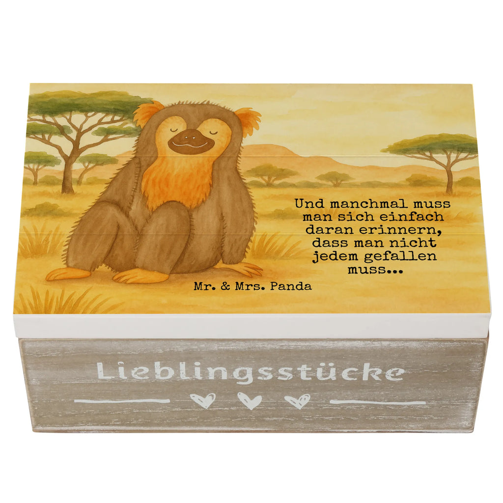 Holzkiste Affe Design Erinnerungskiste, Geschenkbox, Erinnerungsbox, Schatulle, Truhe, Holzkiste, Aufbewahrungsbox, Dekokiste, Schatzkiste, XXL, Geschenkdose, Kiste, Afrika, Wildtiere, Liebe, Motivation, Affen, Affe, Selbstliebe, Selbstachtung, Selbstbewusstsein, Respekt, Selfcare, Äffchen