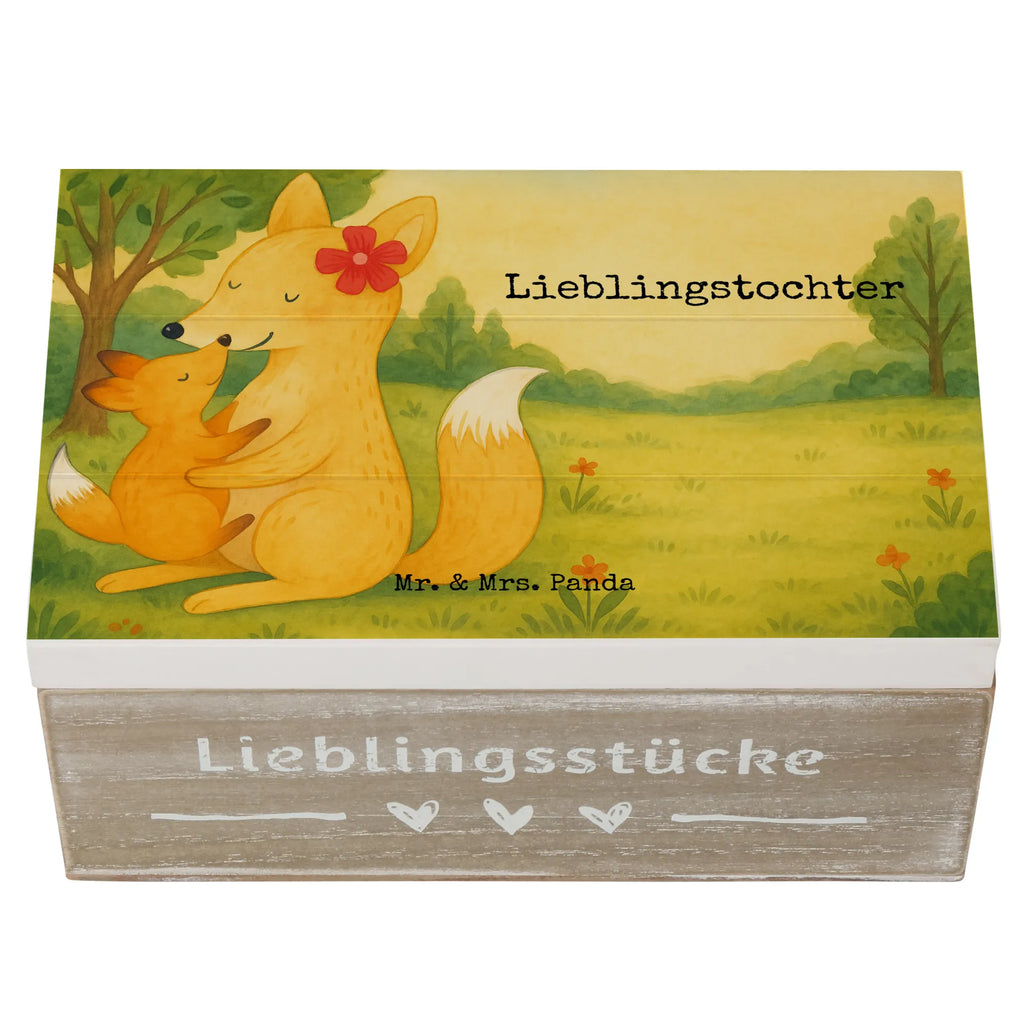 Holzkiste Fuchs Mama Design Aufbewahrungsbox, Holzkiste, Erinnerungskiste, Schatulle, Schatzkiste, Kiste, Geschenkdose, Geschenkbox, Truhe, XXL, Erinnerungsbox, Dekokiste, Familie, Vatertag, Muttertag, Bruder, Schwester, Mama, Papa, Oma, Opa, Geschenk, Mutter, Tochter, Lieblingstochter, Beste Tochter