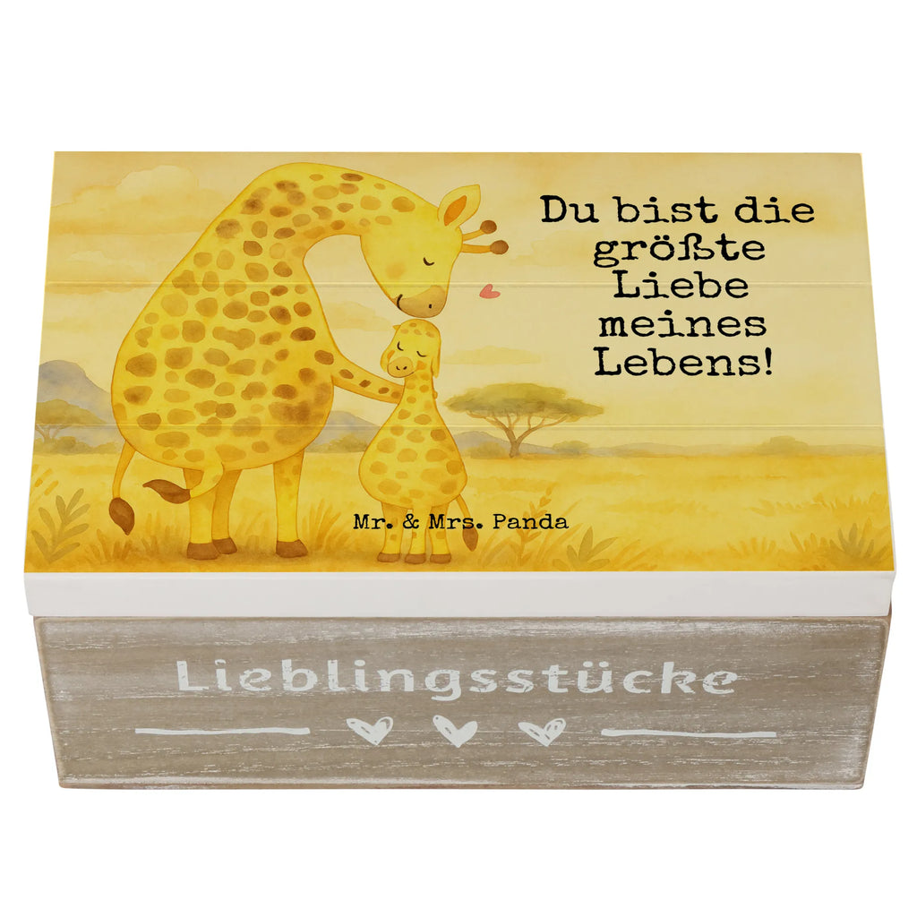 Holzkiste Giraffe Kind Design Erinnerungsbox, Erinnerungskiste, Holzkiste, Truhe, Dekokiste, Schatulle, Aufbewahrungsbox, Kiste, XXL, Geschenkdose, Geschenkbox, Schatzkiste, Afrika, Wildtiere, Tochter, Mama, Giraffe, Mutter, Lieblingsmensch, Sohn, Kind