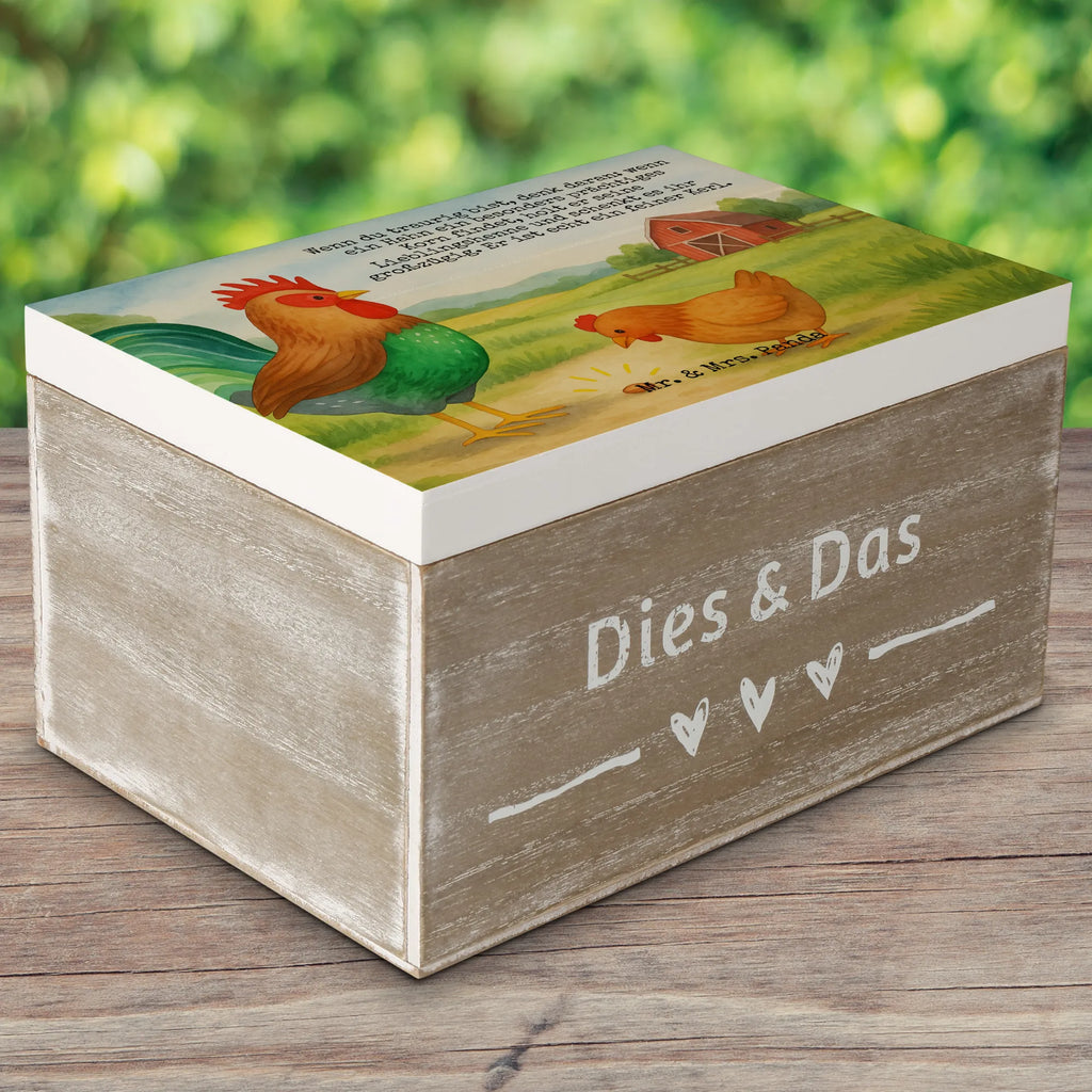Holzkiste Hahn Korn Design Truhe, Holzkiste, Geschenkdose, XXL, Schatulle, Aufbewahrungsbox, Geschenkbox, Erinnerungsbox, Erinnerungskiste, Dekokiste, Kiste, Schatzkiste, Bauernhof, Hoftiere, Landwirt, Landwirtin, Eier, Natur, Korn, Henne, Hahn