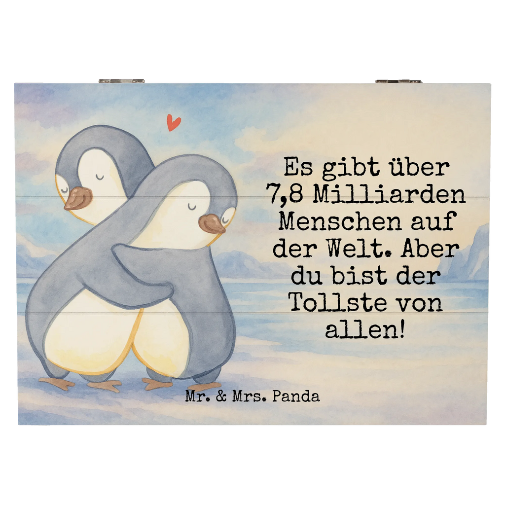 Holzkiste Pinguine Kuscheln Design Truhe, Geschenkdose, Aufbewahrungsbox, XXL, Erinnerungsbox, Erinnerungskiste, Schatzkiste, Geschenkbox, Kiste, Holzkiste, Schatulle, Dekokiste, Liebe, Partner, Freund, Freundin, Ehemann, Ehefrau, Heiraten, Verlobung, Heiratsantrag, Liebesgeschenk, Jahrestag, Hocheitstag, für Ehemann, Liebesbeweis, Mitbringsel, Geschenk für Freundin, Geschenk für Partner, für Männer, Geschenk für Frauen, Valentinstag, Hochzeitstag