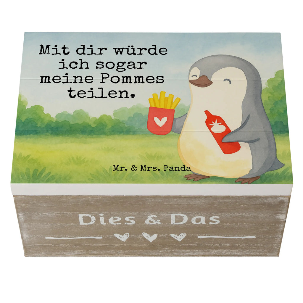 Holzkiste Pinguin Pommes Design Holzkiste, XXL, Truhe, Kiste, Aufbewahrungsbox, Schatzkiste, Dekokiste, Geschenkdose, Erinnerungsbox, Geschenkbox, Schatulle, Erinnerungskiste, Liebe, Partner, Freund, Freundin, Ehemann, Ehefrau, Heiraten, Verlobung, Heiratsantrag, Liebesgeschenk, Jahrestag, Hocheitstag, Valentinstag, Mitbringsel, Geschenk für Frauen, Liebesbeweis, für Ehemann, Geschenk für Freundin, für Männer, Hochzeitstag, Geschenk für Partner