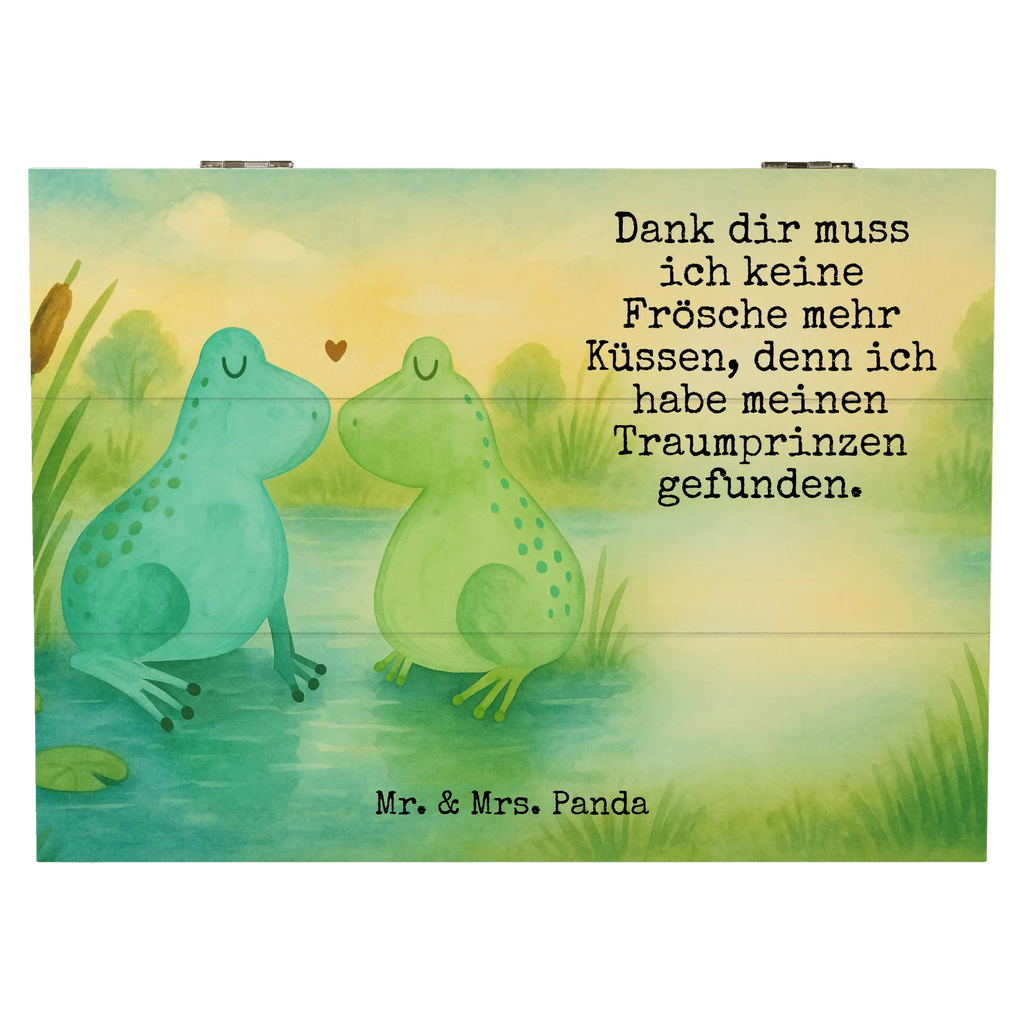Holzkiste Frosch Liebe Design Geschenkdose, Dekokiste, XXL, Schatzkiste, Aufbewahrungsbox, Erinnerungsbox, Kiste, Schatulle, Holzkiste, Truhe, Geschenkbox, Erinnerungskiste, Liebe, Partner, Freund, Freundin, Ehemann, Ehefrau, Heiraten, Verlobung, Heiratsantrag, Liebesgeschenk, Jahrestag, Hocheitstag, Geschenk Freundin, Liebesbeweis, Frösche, Verlobt, Fröschchen, Frosch, Verliebt, Geschenk Hochzeit, Verheiratet, Geschenk Freund, Froschkönig, Hochzeitstag