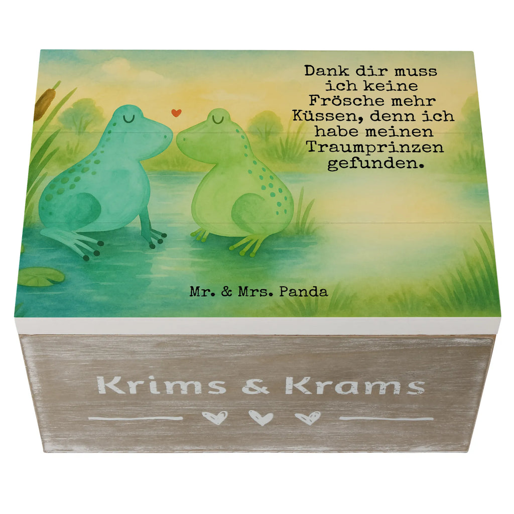 Holzkiste Frosch Liebe Design Geschenkdose, Dekokiste, XXL, Schatzkiste, Aufbewahrungsbox, Erinnerungsbox, Kiste, Schatulle, Holzkiste, Truhe, Geschenkbox, Erinnerungskiste, Liebe, Partner, Freund, Freundin, Ehemann, Ehefrau, Heiraten, Verlobung, Heiratsantrag, Liebesgeschenk, Jahrestag, Hocheitstag, Geschenk Freundin, Liebesbeweis, Frösche, Verlobt, Fröschchen, Frosch, Verliebt, Geschenk Hochzeit, Verheiratet, Geschenk Freund, Froschkönig, Hochzeitstag