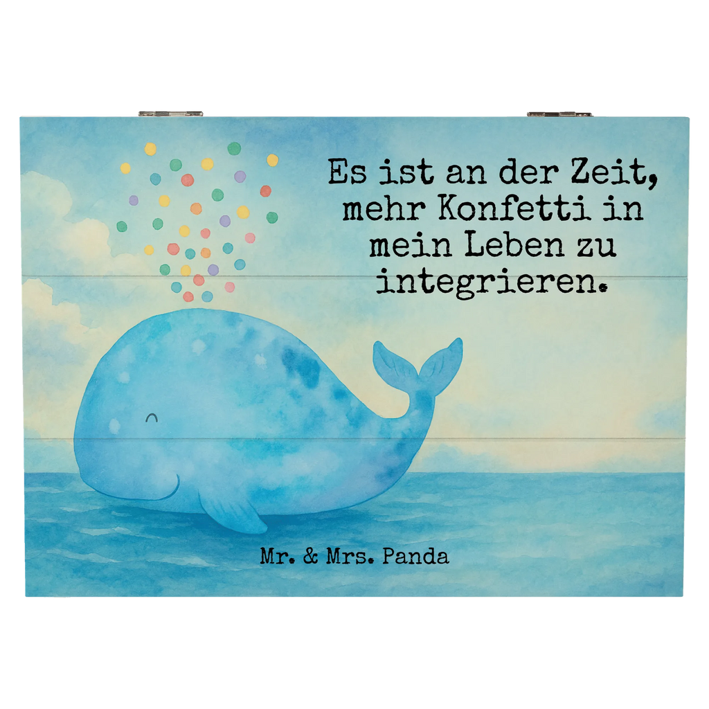 Holzkiste Wal Konfetti Design Erinnerungsbox, Holzkiste, Truhe, Erinnerungskiste, XXL, Geschenkdose, Dekokiste, Kiste, Schatulle, Geschenkbox, Schatzkiste, Aufbewahrungsbox, Meerestiere, Meer, Urlaub, Diät, Wal, Motivation, Abnehmen, Trennung, Neustart, Konfetti, Neuanfang, Geburtstag, Wale, Lebensabschnitt