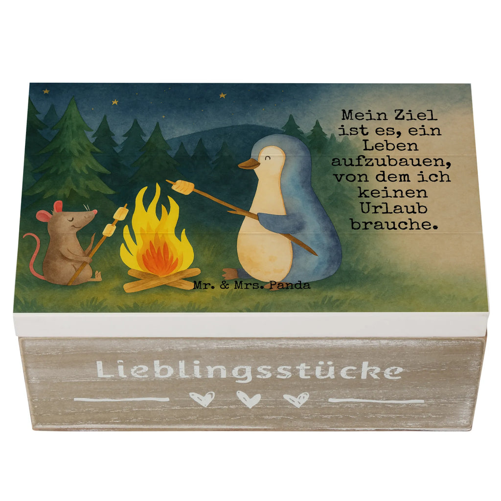 Wooden chest Penguin campfire Design Truhe, Erinnerungskiste, Geschenkdose, Holzkiste, Geschenkbox, Kiste, Schatulle, Aufbewahrungsbox, Erinnerungsbox, XXL, Schatzkiste, Dekokiste, Pinguin, Neustart, Arbeit, Feuer, Liebe, grillen, Marshmallows, Motivation, Maus, Leben, Pinguine, Job, Büroalltag, Lebensspruch, Büro, Lagerfeuer, Lebensmotivation