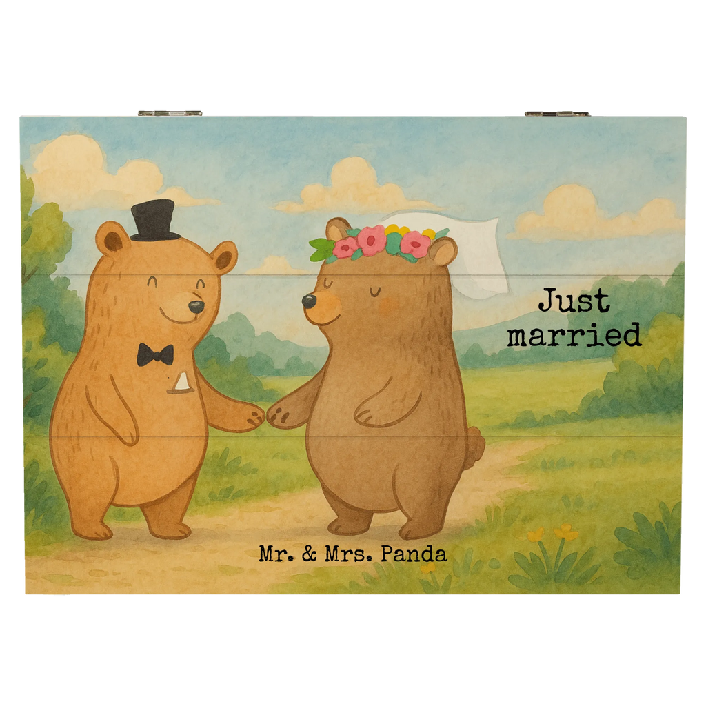 Wooden chest bears marriage Design Geschenkbox, Erinnerungskiste, Aufbewahrungsbox, Holzkiste, Kiste, Truhe, Dekokiste, XXL, Erinnerungsbox, Schatzkiste, Schatulle, Geschenkdose, Hochzeit, Hochzeitsgeschenk, Ehe, Hochzeitsfeier, Trauung, Trauungsgeschenk, Hochzeitskarte, Verlobungsfeier, Verlobungsgeschenk, Hochzeitsgeschenkideen, Hochzeitsgeschenke für Brautpaar, Hochzeitstag, Geschenk zur Hochzeit