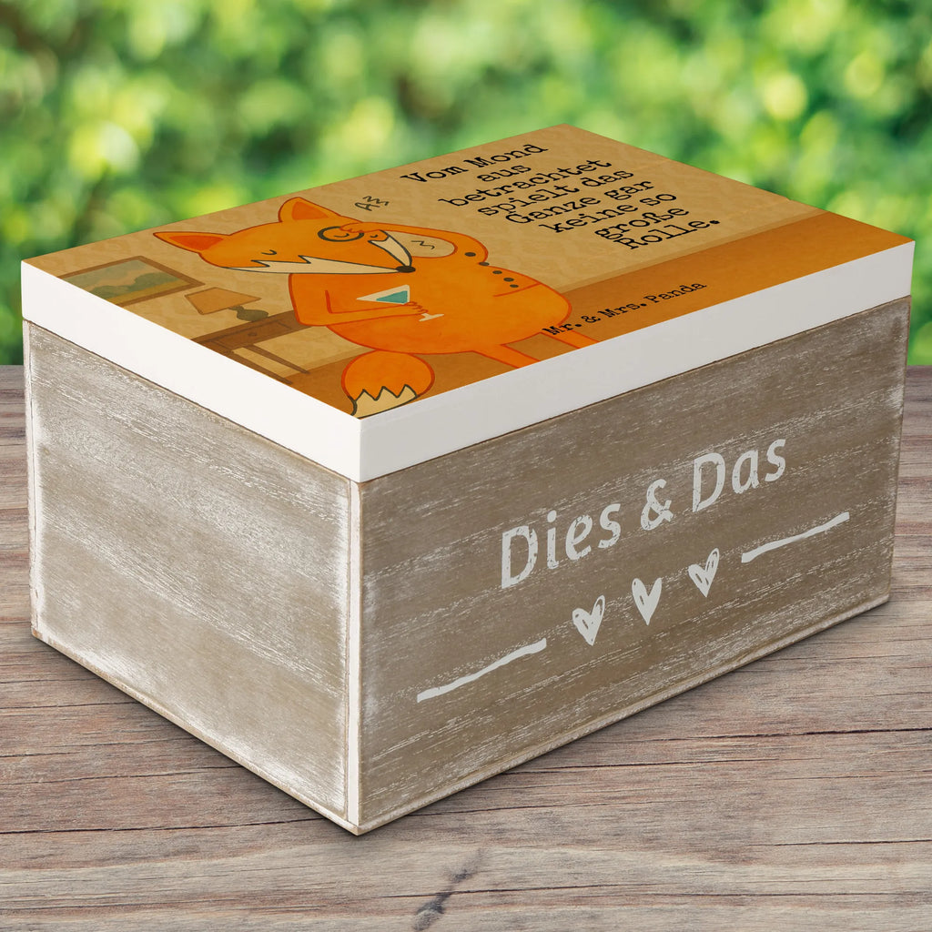 Holzkiste Fuchs Lord Design Aufbewahrungsbox, Erinnerungskiste, Geschenkdose, XXL, Schatzkiste, Dekokiste, Kiste, Erinnerungsbox, Holzkiste, Schatulle, Geschenkbox, Truhe, Fuchs, Problemlösung, Spruch lustig, Liebeskummer Geschenk, tröstende Worte, Motivation Spruch, Füchse