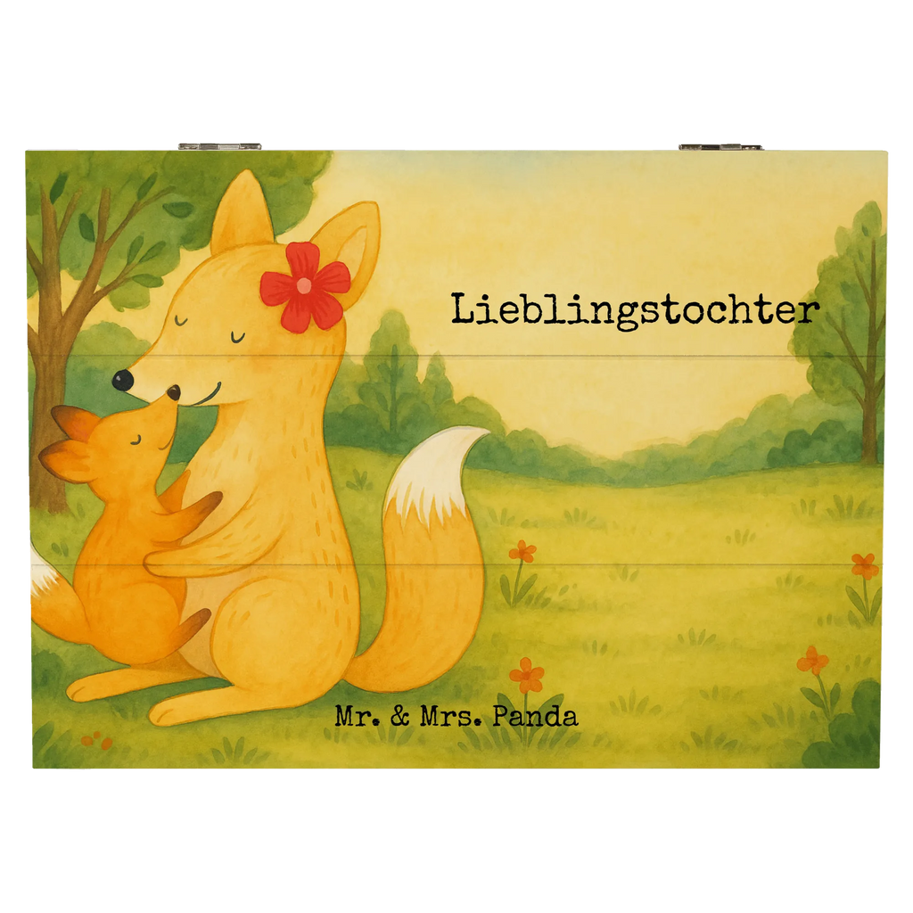 Holzkiste Fuchs Mama Design Aufbewahrungsbox, Holzkiste, Erinnerungskiste, Schatulle, Schatzkiste, Kiste, Geschenkdose, Geschenkbox, Truhe, XXL, Erinnerungsbox, Dekokiste, Familie, Vatertag, Muttertag, Bruder, Schwester, Mama, Papa, Oma, Opa, Geschenk, Mutter, Tochter, Lieblingstochter, Beste Tochter