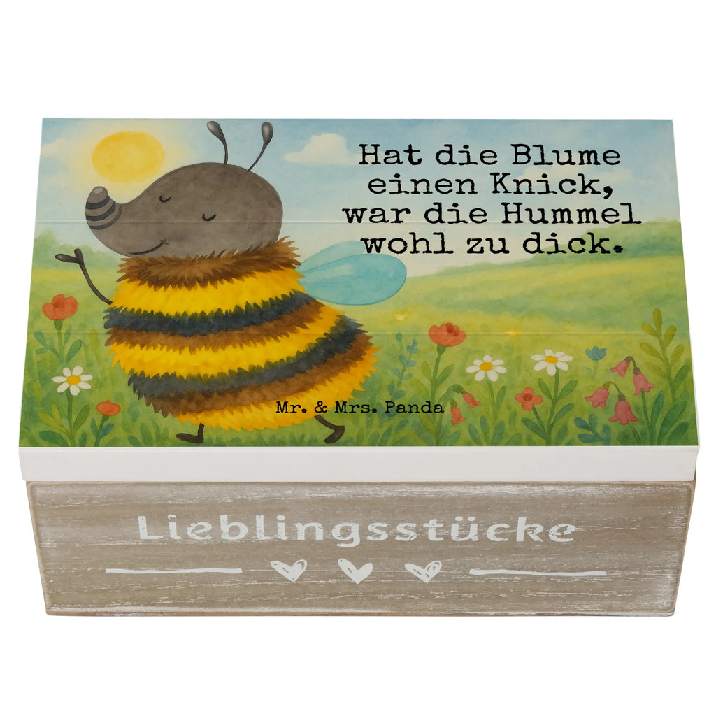 Holzkiste Hummel flauschig Design Holzkiste, Schatulle, Geschenkdose, XXL, Erinnerungsbox, Dekokiste, Aufbewahrungsbox, Truhe, Kiste, Geschenkbox, Erinnerungskiste, Schatzkiste, Tiermotive, Gute Laune, lustige Sprüche, Tiere, Natur, Hummel, Blume, Biene, Flauschig