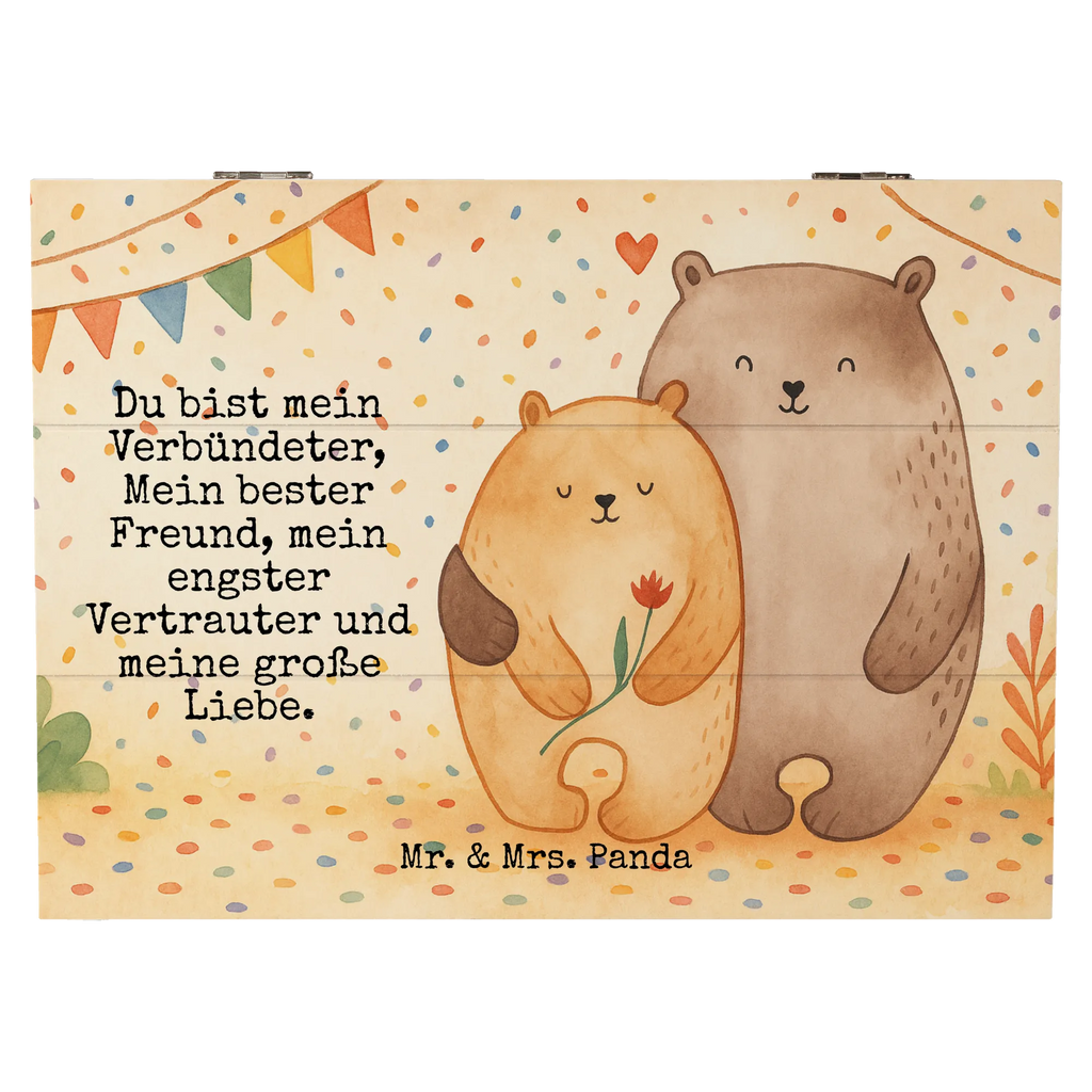Holzkiste Bären Liebe Design Schatzkiste, Erinnerungskiste, Dekokiste, Holzkiste, Geschenkbox, Schatulle, Geschenkdose, XXL, Kiste, Erinnerungsbox, Truhe, Aufbewahrungsbox, Liebe, Partner, Freund, Freundin, Ehemann, Ehefrau, Heiraten, Verlobung, Heiratsantrag, Liebesgeschenk, Jahrestag, Hocheitstag, Bären, Verlobt, Bärchen, Hochzeitstag, Bär, Verheiratet, Geschenk Hochzeit, Geschenk Freundin, Geschenk Freund, Verliebt, Liebesbeweis