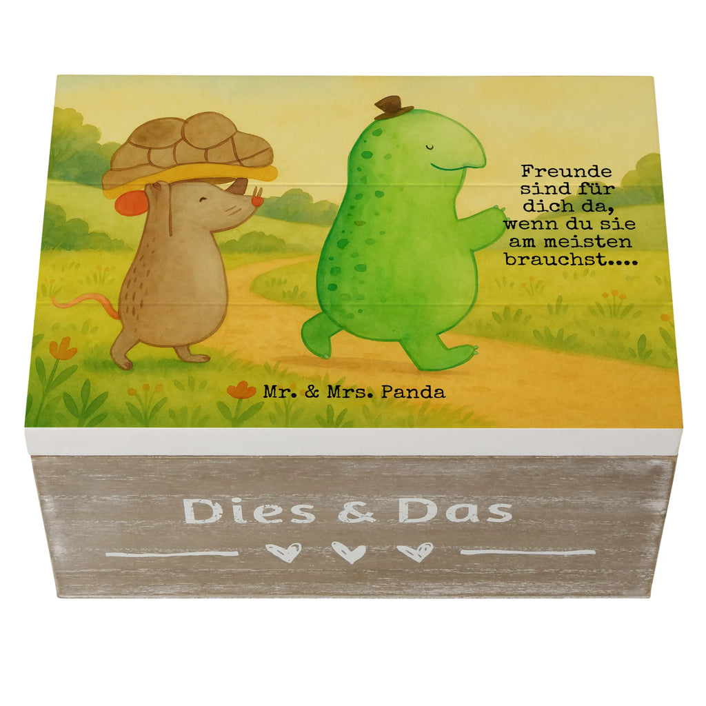 Wooden chest tortoise Mouse Design Geschenkbox, Kiste, Holzkiste, Truhe, Erinnerungskiste, XXL, Schatzkiste, Geschenkdose, Erinnerungsbox, Dekokiste, Schatulle, Aufbewahrungsbox, Schildkröte, Maus, beste Freundinnen, Freundinnen, Freunde, beste Freunde
