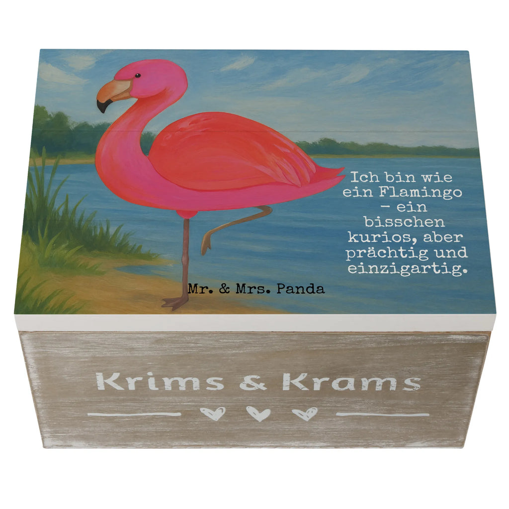 Holzkiste Flamingo Classic Design Kiste, Dekokiste, Truhe, Holzkiste, XXL, Schatzkiste, Erinnerungsbox, Aufbewahrungsbox, Geschenkbox, Geschenkdose, Schatulle, Erinnerungskiste, Flamingo, Außenseiter, Spruch, ich, Einzigartig, Selbstliebe, Stolz, Freundin, Sohn, Tochter, Geschwister, für mich, Freundinnen