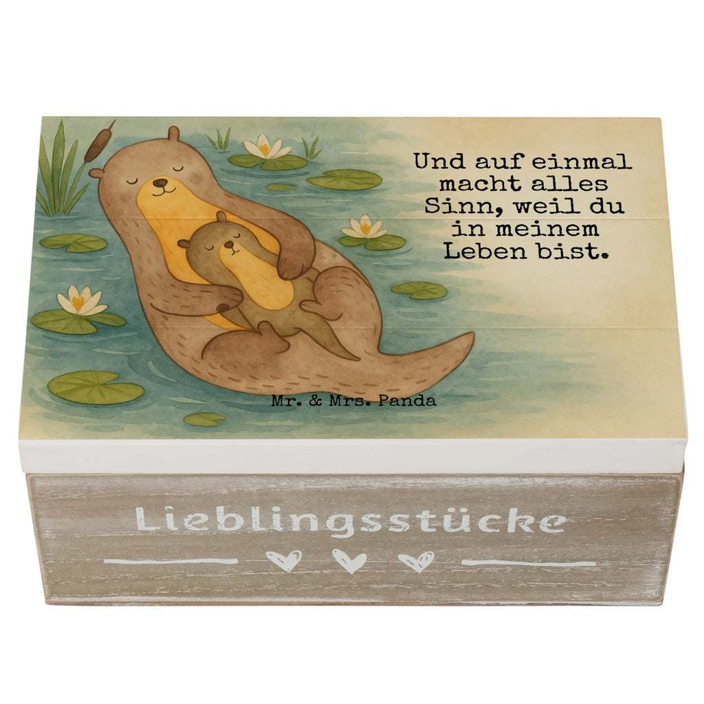 Wooden chest otter child Design Erinnerungskiste, Erinnerungsbox, Schatulle, Geschenkdose, Kiste, Holzkiste, XXL, Aufbewahrungsbox, Schatzkiste, Truhe, Geschenkbox, Dekokiste, Otter, Fischotter, Seeotter, Otter Seeotter See Otter