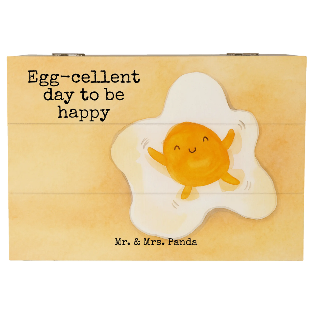 Holzkiste Spiegelei Ei Design Aufbewahrungsbox, Erinnerungsbox, Schatulle, Truhe, Geschenkdose, Holzkiste, Erinnerungskiste, Kiste, Geschenkbox, Schatzkiste, XXL, Dekokiste, Tiermotive, Gute Laune, lustige Sprüche, Tiere, Glücklich, Tag, Ei, Spiegelei, Schön, Liebe