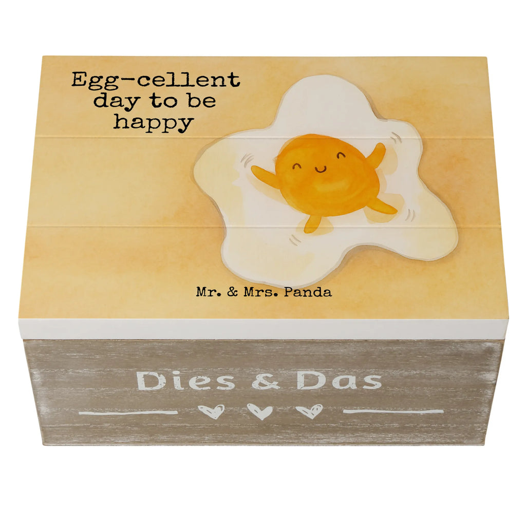 Holzkiste Spiegelei Ei Design Aufbewahrungsbox, Erinnerungsbox, Schatulle, Truhe, Geschenkdose, Holzkiste, Erinnerungskiste, Kiste, Geschenkbox, Schatzkiste, XXL, Dekokiste, Tiermotive, Gute Laune, lustige Sprüche, Tiere, Glücklich, Tag, Ei, Spiegelei, Schön, Liebe