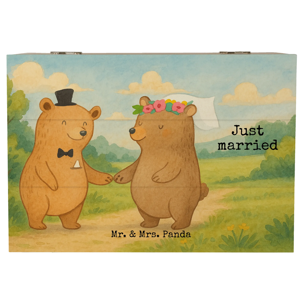 Wooden chest bears marriage Design Geschenkbox, Erinnerungskiste, Aufbewahrungsbox, Holzkiste, Kiste, Truhe, Dekokiste, XXL, Erinnerungsbox, Schatzkiste, Schatulle, Geschenkdose, Hochzeit, Hochzeitsgeschenk, Ehe, Hochzeitsfeier, Trauung, Trauungsgeschenk, Hochzeitskarte, Verlobungsfeier, Verlobungsgeschenk, Hochzeitsgeschenkideen, Hochzeitsgeschenke für Brautpaar, Hochzeitstag, Geschenk zur Hochzeit