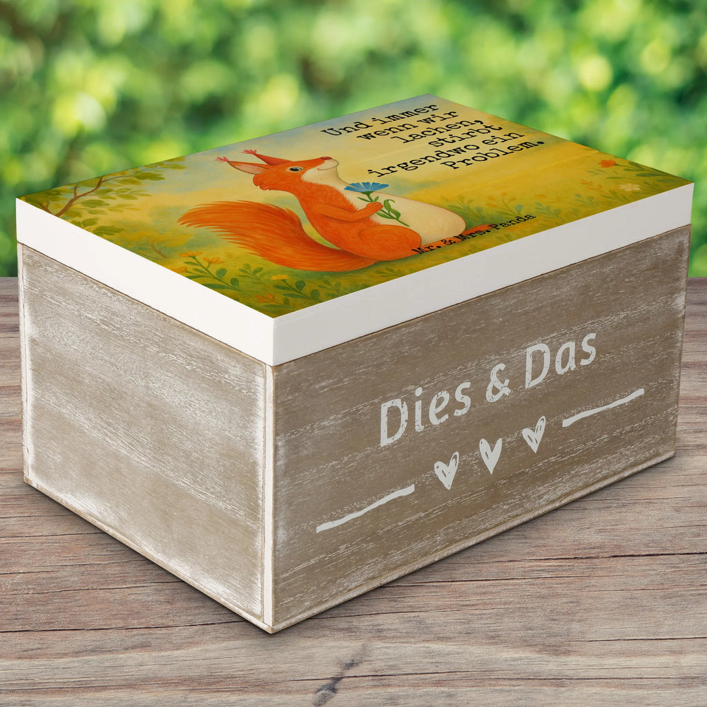 Wooden chest Squirrel flower Design Schatzkiste, Erinnerungsbox, XXL, Schatulle, Geschenkbox, Kiste, Holzkiste, Truhe, Dekokiste, Erinnerungskiste, Geschenkdose, Aufbewahrungsbox, Tiermotive, Gute Laune, lustige Sprüche, Tiere, Spaß, Eichhorn, Lachen, Eichhörnchen, Spruch positiv, Spruch Deko, Motivation Sprüche, Motivation Bilder, glücklich Spruch