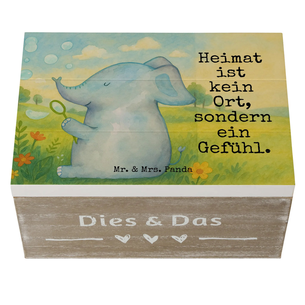 Holzkiste Elefant Seifenblasen Design Erinnerungskiste, Erinnerungsbox, Geschenkbox, Holzkiste, Dekokiste, Geschenkdose, XXL, Schatzkiste, Truhe, Kiste, Schatulle, Aufbewahrungsbox, Tiermotive, Gute Laune, lustige Sprüche, Tiere, Liebe, Liebesspruch, Heimat, Elefant, Seifenblasen, Gefühl. Daheim, Dickhäuter, Elefanten, Rüsseltier, Liebesbeweis