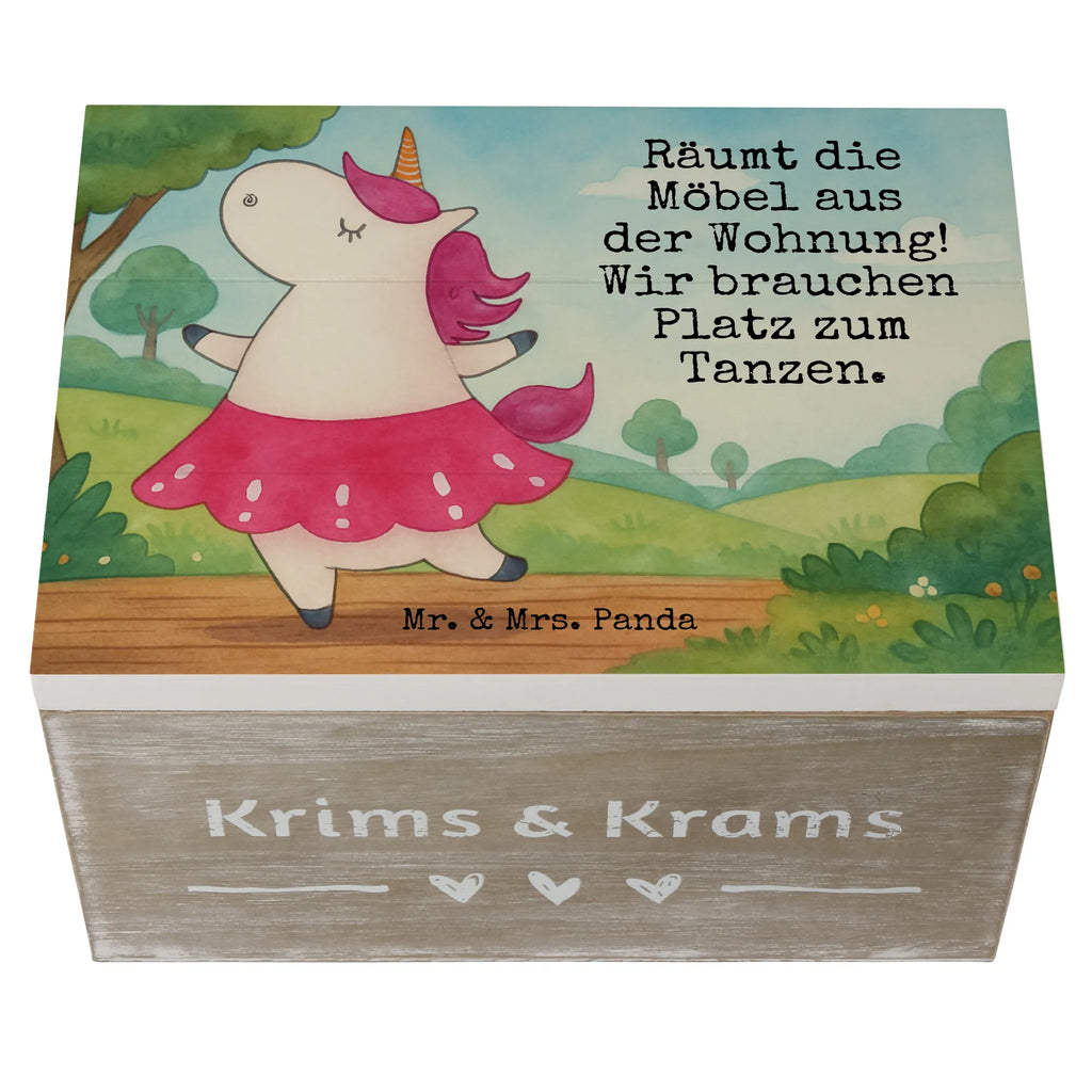 Holzkiste Einhorn Ballerina Design Erinnerungsbox, Dekokiste, Truhe, Holzkiste, Erinnerungskiste, Kiste, Schatulle, Geschenkdose, Schatzkiste, Geschenkbox, XXL, Aufbewahrungsbox, Einhorn, Einhörner, Einhorn Deko, Unicorn, Tanzen, Lebenslust, Spaß, Feiern, Geburtstag, Ballerina, Lebensfreude, Wohnung, Party, Tänzerin