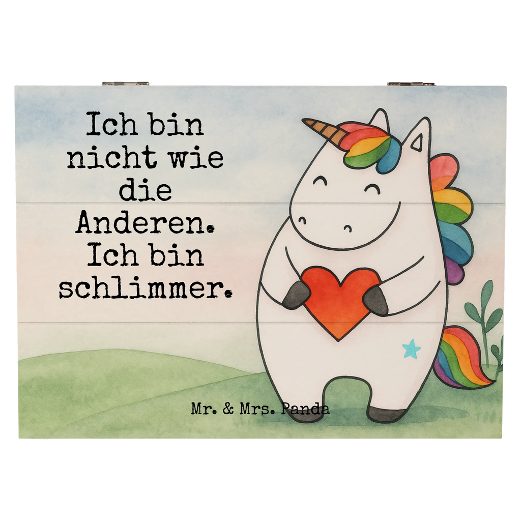 Skrzynia drewniana Jednorożec serce Design Truhe, Aufbewahrungsbox, Schatzkiste, Erinnerungskiste, Geschenkbox, Kiste, XXL, Erinnerungsbox, Holzkiste, Dekokiste, Schatulle, Geschenkdose, Einhorn, Einhörner, Einhorn Deko, Unicorn, schlimm, Freundin, anders, Herz, witzig, böse, lustig, bunt