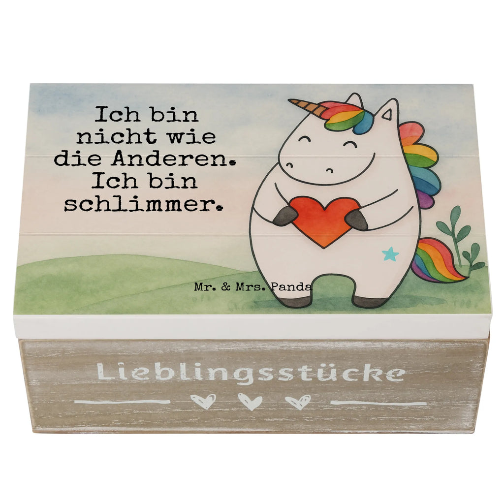 Skrzynia drewniana Jednorożec serce Design Truhe, Aufbewahrungsbox, Schatzkiste, Erinnerungskiste, Geschenkbox, Kiste, XXL, Erinnerungsbox, Holzkiste, Dekokiste, Schatulle, Geschenkdose, Einhorn, Einhörner, Einhorn Deko, Unicorn, schlimm, Freundin, anders, Herz, witzig, böse, lustig, bunt